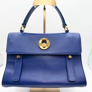 Saint Laurent Muse Two Indigo Blue Bag